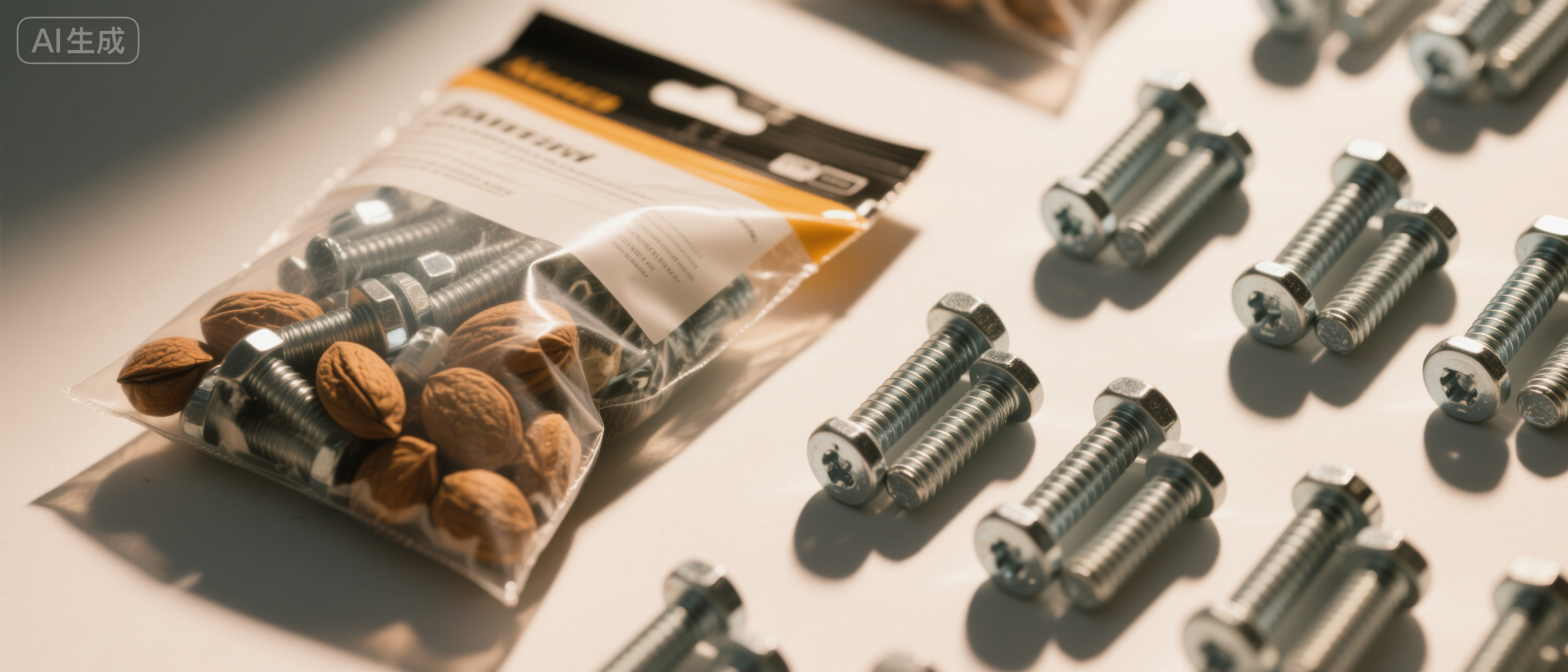jimeng-2025-08-10-9249- 袋装洗衣机 袋装坚果 袋装夹具 带平头的内六角固定螺钉